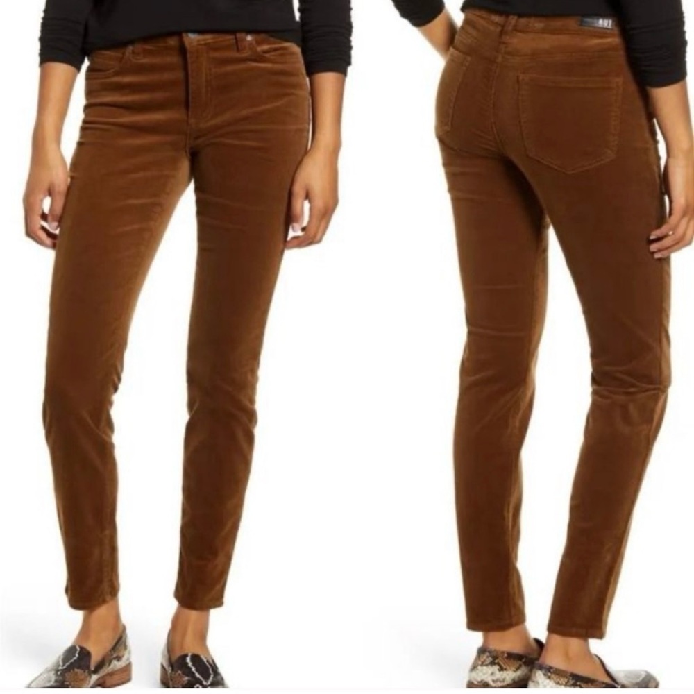 Kut Cedar Corduroy Diana Skinny sz 12 Kut from the Kloth Brown Pants Jeans